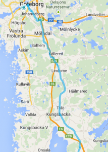 Bedste rute fra Göteborg