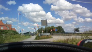 Endelig grænsen til Danmark